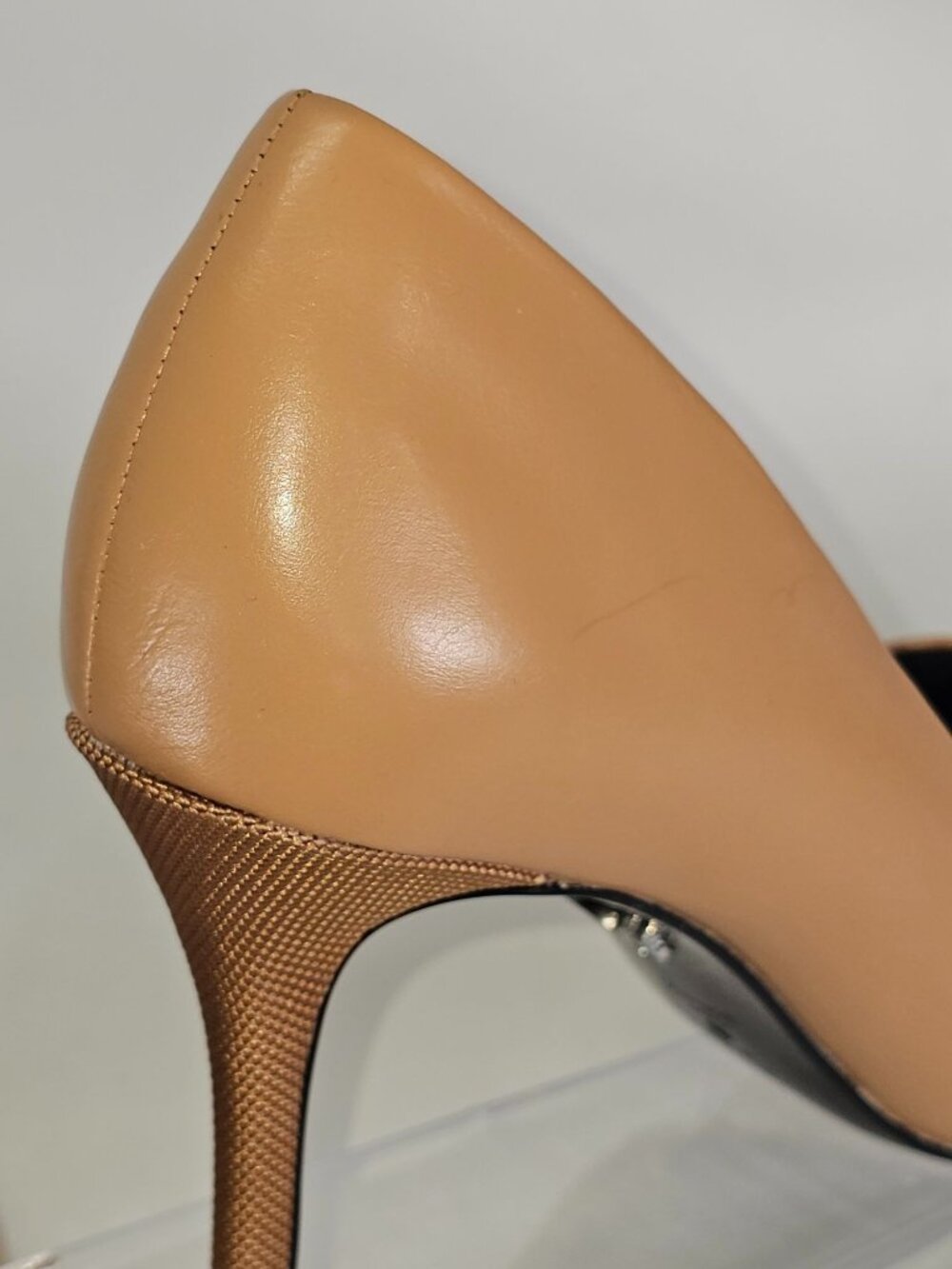 Antonia Saint NY Victoria Women's High Heel 3.5 Cushioned Nemi Tan Size 10 104 - Picture 7 of 16